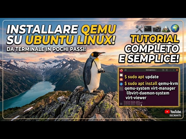 Come installare Qemu su Ubuntu Linux da terminale in pochi passi