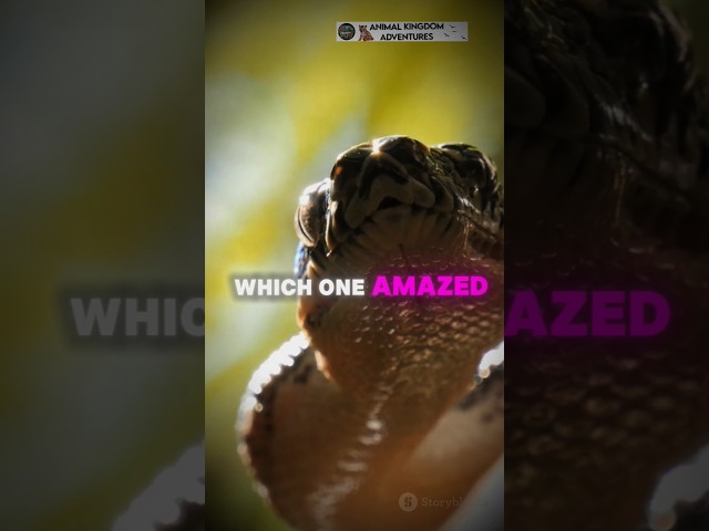 5 Biggest Snakes Ever Captured!🐍🔥 #animals #facts