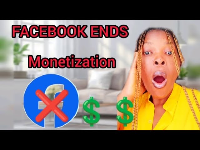 Facebook Ends monetization August 31 #Facebookupdate.