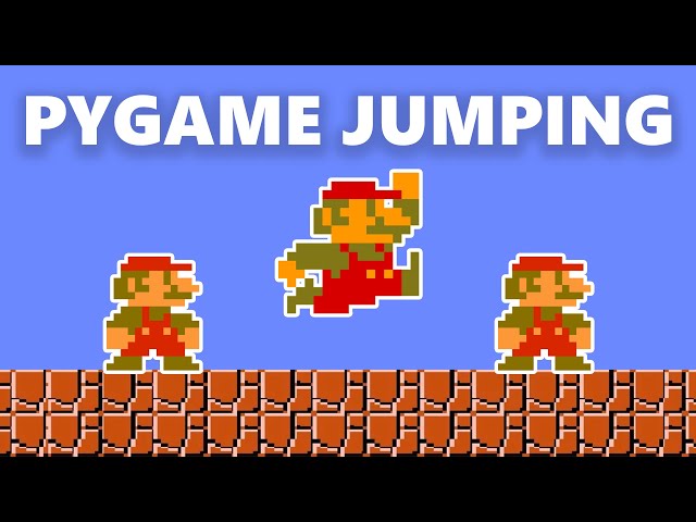Easy Way to Make Jumping in PyGame! (7 Mins)
