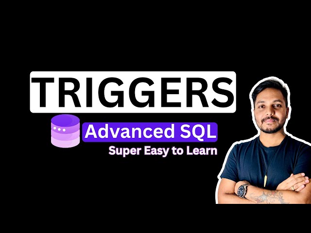 SQL Triggers Explained | Triggers in Database | SQL Tutorial for Beginners | MySQL + PostgreSQL #5