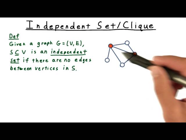 Independent Set - Georgia Tech - Computability, Complexity, Theory: Complexity