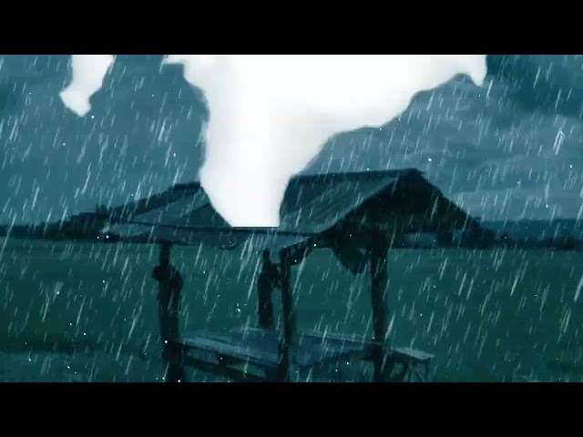 Powerful Rainstorms for Sleeping,Calming Heavy Rainstorms, Strong Thunder & Storm Winds