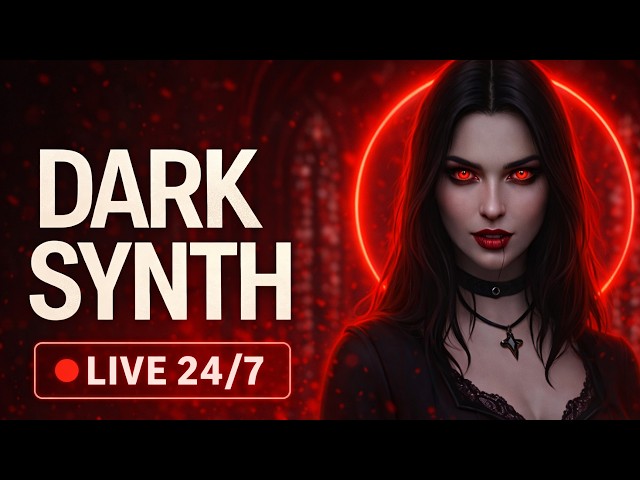 🔴 Dark Synth Radio 24/7 🩸 Vampire Night Drive | Cyberpunk Obession