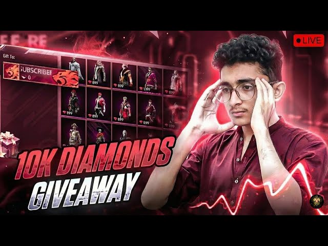 🇵🇰 Free Fire LIVE Pakistan 🔥 | Diamonds Giveaway | Picking Subscriber IDs | Death Creation FF