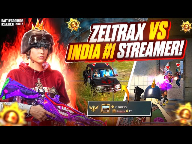 India #1 Conqueror Streamer Got HUMBLED ‼️ | ZeltraX vs 10+ Youtubers 🔥 | BGMI
