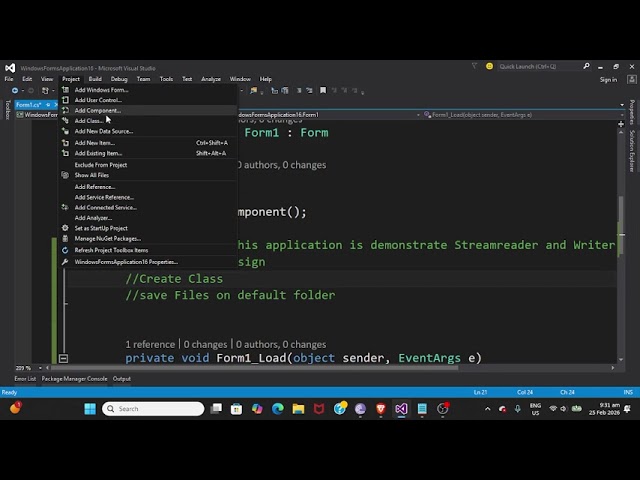 C# StreamWriter and StreamReader | Build Your Own Text Editor in C# (Step-by-Step Guide)