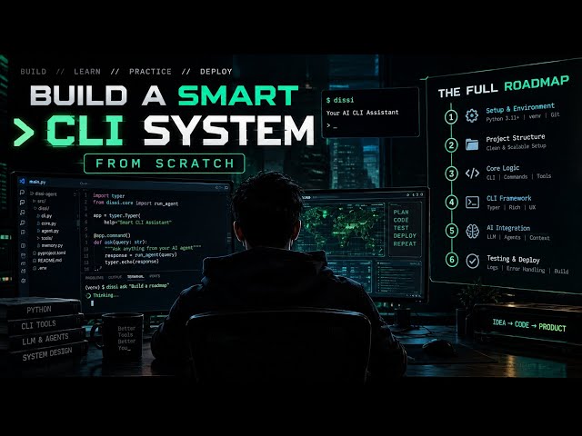 Build a Smart CLI AI Agent from Scratch 🚀 | Complete Roadmap (Part 1)   #Python #AIAgent #SmartCLI
