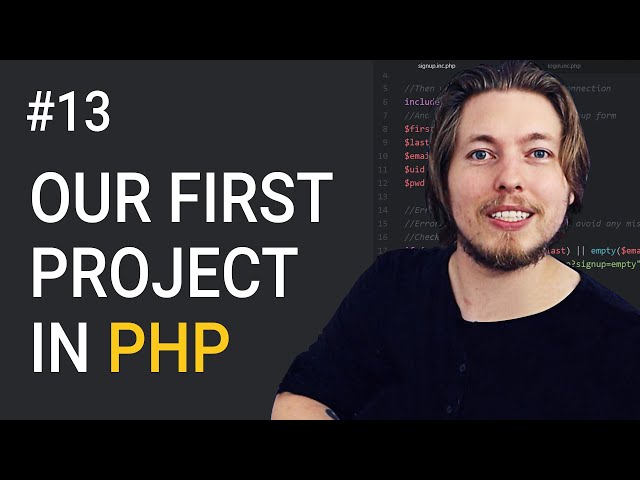 13: Our First PHP Project! | Procedural PHP Tutorial For Beginners | PHP Tutorial | mmtuts