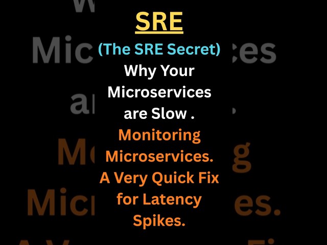 How senior SREs actually diagnose latency spikes in Microservices and mistake everyone makes #shorts