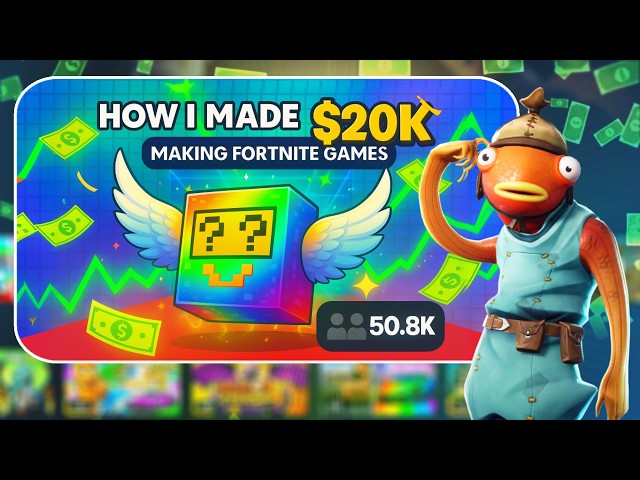 How i made $20,000 on FORTNITE - UEFN