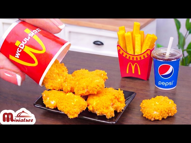 🍗 So Delicious Mini Chicken McNuggets & Fries Making Ideas | ASMR Cooking Mini Food
