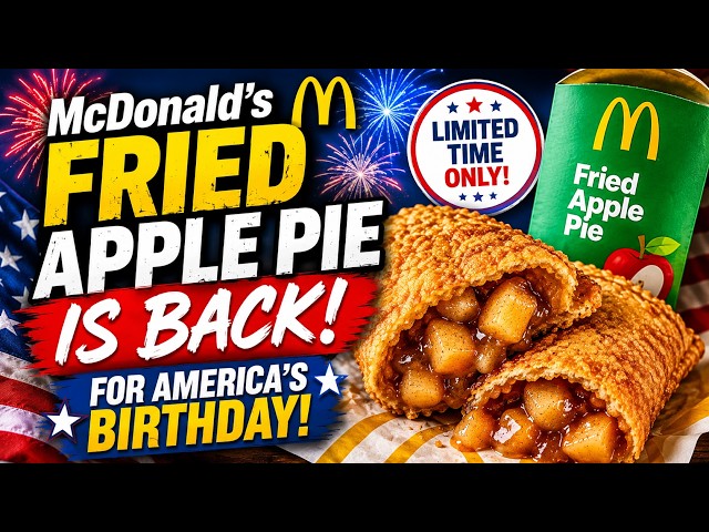 McDonald's Fried Apple Pie is back for America's birthday