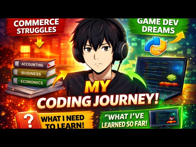 I’m a Commerce Student Trying to Become a Game Developer | Why Commerce Is Slowing My Coding Journey