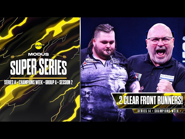 A 2 WAY BATTLE FOR TOP SPOT!!!🏆👀 | Darts Highlights | Series 14 Champions Week | Group A Session 2