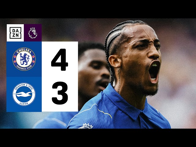 Chelsea vs Brighton (4-3) | Resumen y goles | Highlights Premier League