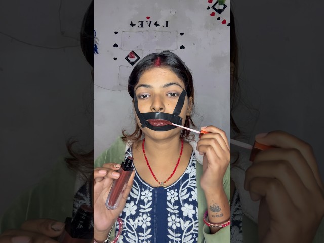 Sellotape Full Face Makeup 💄 🤯😱😳✅#shorts #treandinghacks #viralshorts #viralhacks #short #hack