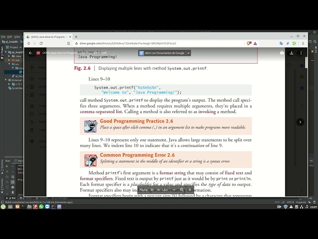 2.4 Displaying Text with printf