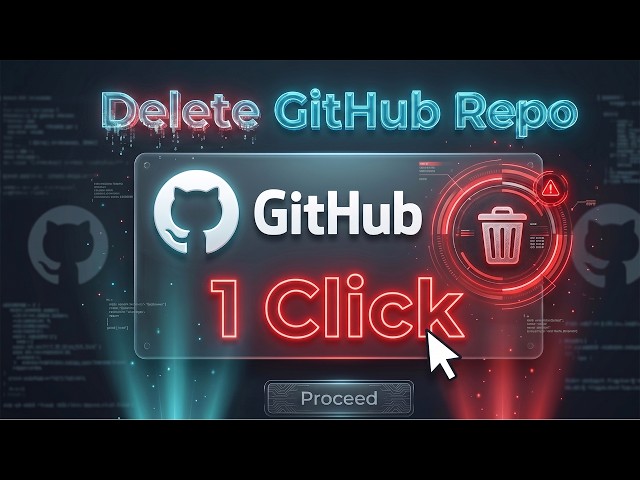 গিটহাব রিপোজিটরি ডিলিট করার নিয়ম |GitHub Repository Delete in 1 Click #softnabtechnology #github#git