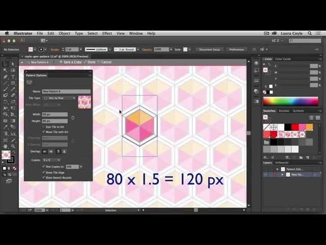 Laura Coyle Illustrator Repeat Patterns on Pluralsight