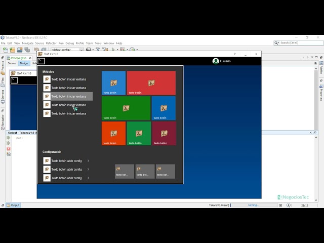 Diseño de Windows 10 en Java - NetBeans IDE 8.2 - Parte 1