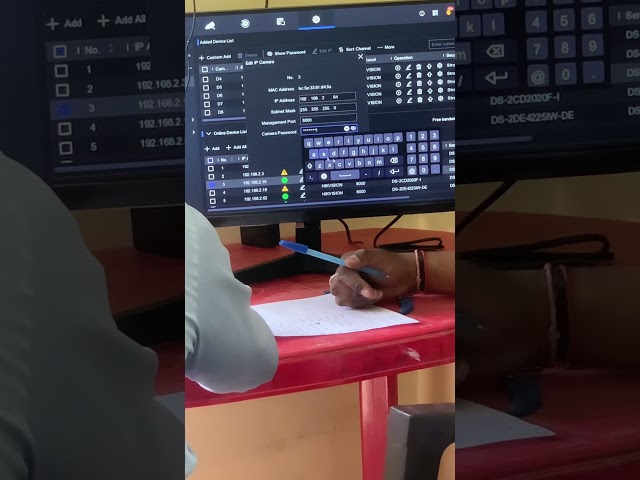 Camera IP and password hacking