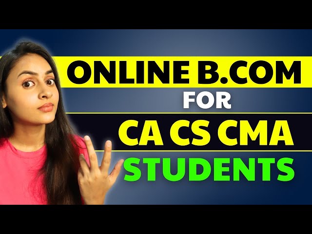 Online B.com with CA CS & CMA | Career Tips For Students | Azfar Khan