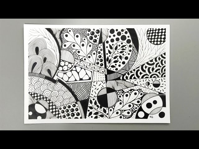 Zentangle Inspired Art – Creative Patterns for Relaxation