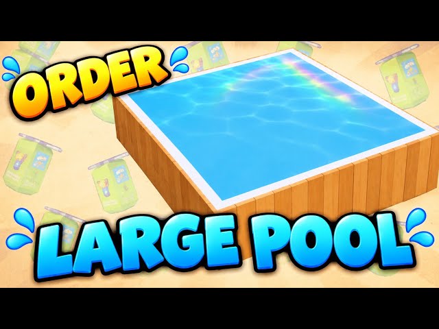 Heartopia | How to order LARGE POOL ?! | ORDERING MACHINE - NEW UPDATE! #heartopia #howto 