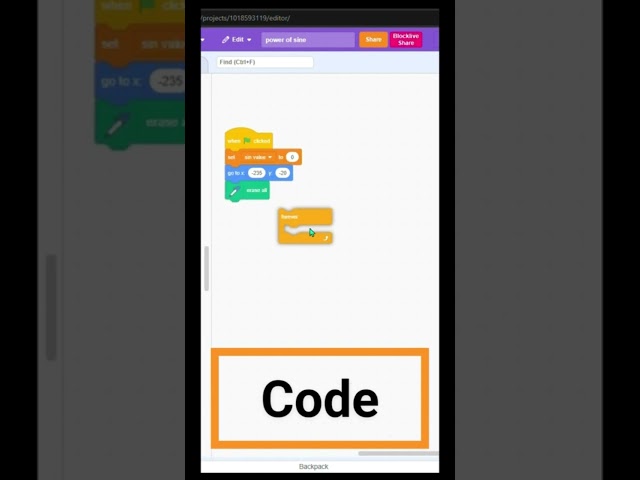 Amazing sine wave in scratch!