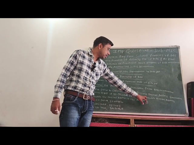 MIC Unit 1 Important Questions | 8086 Microprocessor Basics | 100% Exam Preparation Guide