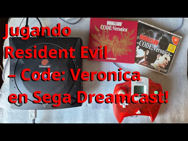 Jugando Resident Evil – Code: Veronica en Sega Dreamcast! #dreamcast #residentevil #retrogames #sega