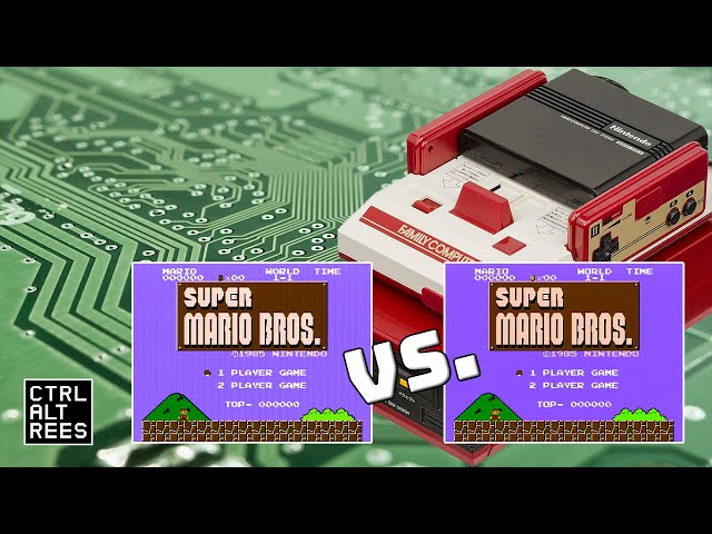 Famicom Composite Mod Test - New "No Jailbar" Technique!
