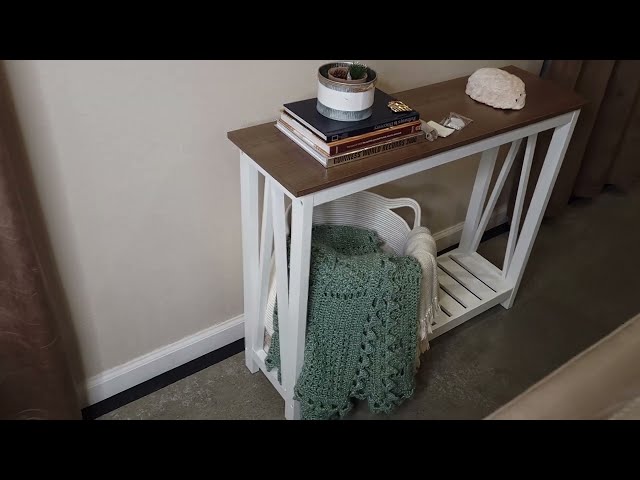 ChooChoo Console table unboxing and assembly | How to assemble a console table