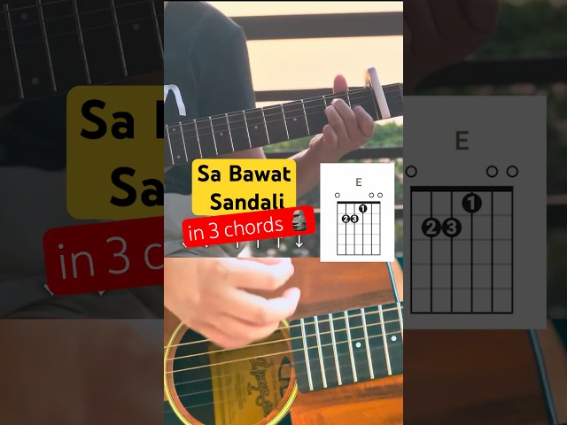 Sa Bawat Sandali - Amiel Sol Tagalog Guitar Chords OPM Hits 3 Easy Chords!