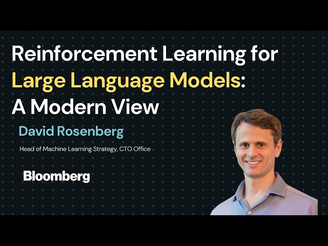 Reinforcement Learning for Large Language Models: A Modern View