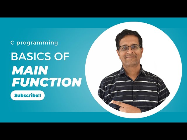 📌 Main Function in C Programming | Explained Simply