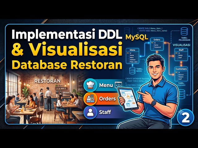 Implementasi DDL MySQL & Visualisasi Database Restoran