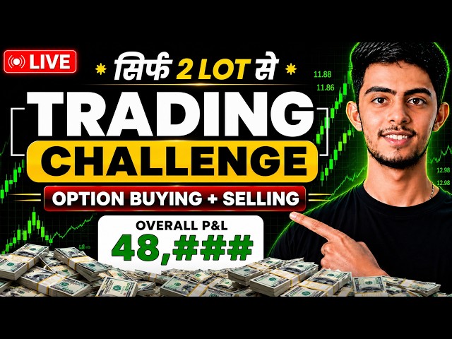 #Day7 Live Option Trading Challenge #Nifty | Only With 2 Lot | Live Scalping