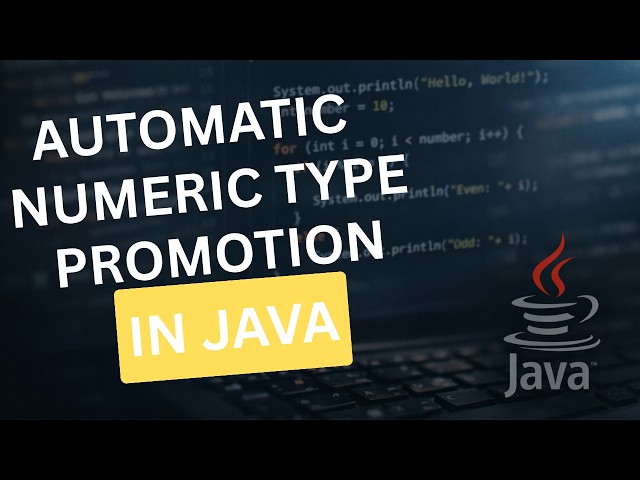 Automatic Numeric Type Promotion in Java