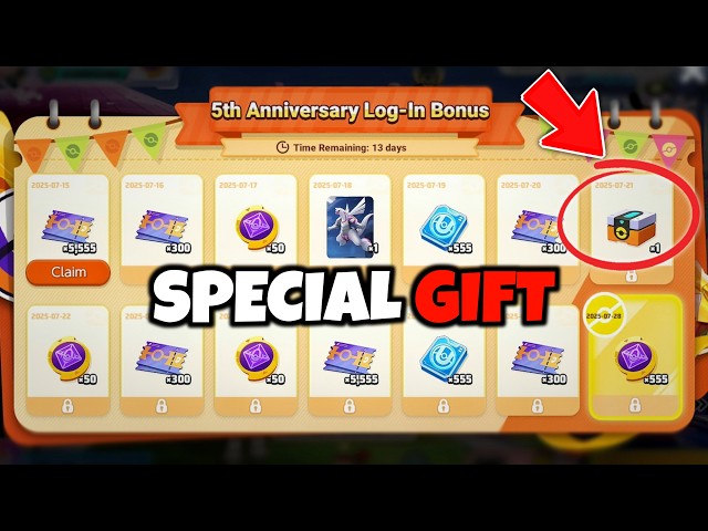 Claim your FREE Premium Holowear 5th Anniversary Event - Pokémon Unite