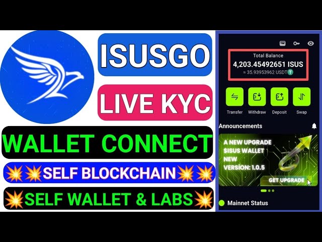 ISUSGO LIVE KYC ।। ISUSGO WALLET CONNECT ।। ISUS WITHDRAWAL #ISUSKYC #ISUSLISTING #ISUSWALLET