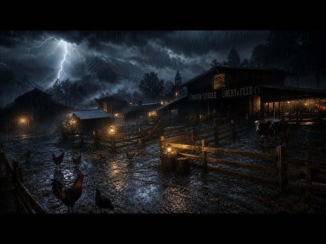 Valentine Healing Rain & Distant Thunder 🤠 10 Hours No Ads • Shelter for Insomnia Relief
