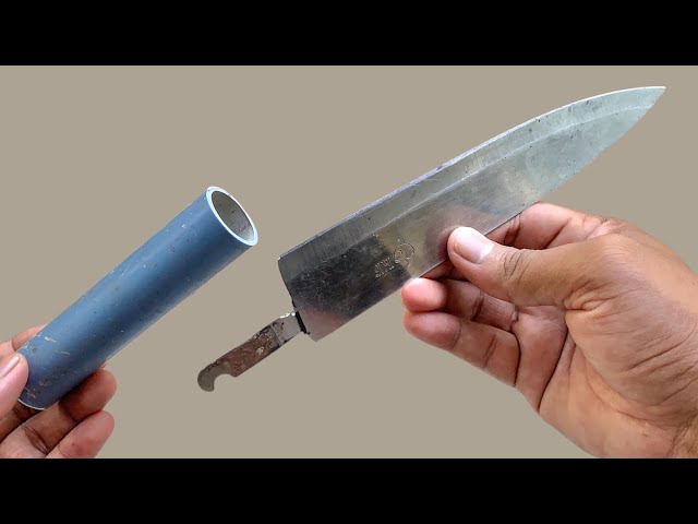 New method! Few people know how to simply install this knife!