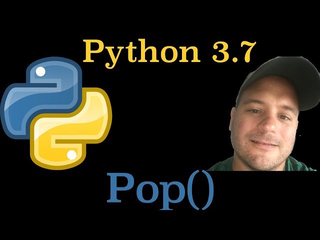 Python 3.7: Pop() List Method In Python