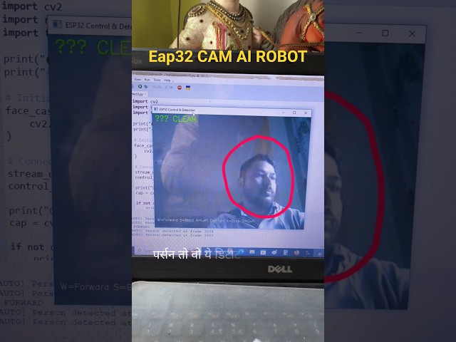 ESP32 CAM BASED IMAGE PROCESSING ROBOT #esp32camrobot #image processing #robot #science #ai