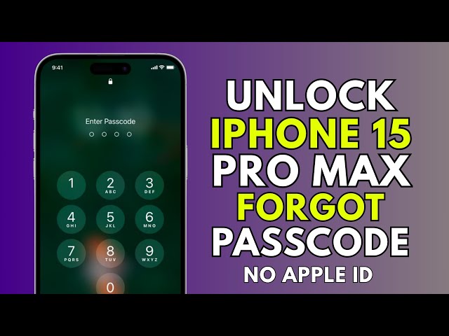 How To Unlock iPhone 15 Pro Max Forgot Passcode Without Reset  Your iPhone ! 2026 