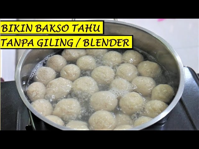 hacer albondigas de tofu