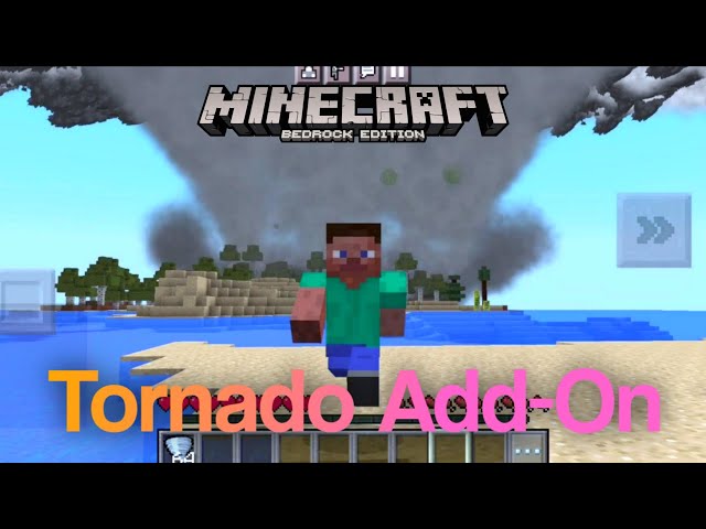 THE BEST TORNADO ADD-ON FOR MCPE 1.26+ | Protomanly's Weather Port Showcase