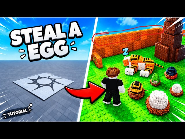 How to Make a Steal an Egg Game in Roblox Studio! 🥚 | Full Tutorial
